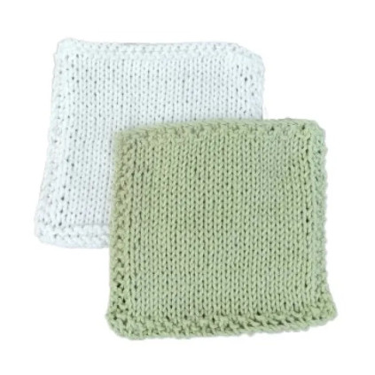 BABYKLUTGRØNN/NATUR - 2 pk
