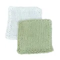 BABYKLUTGRØNN/NATUR - 2 pk