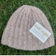 STRIKKEPAKKE KATRINE VENDBAR LUE  BEIGEMELERT/BEIGE