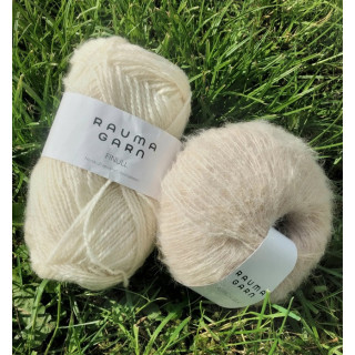 STRIKKEPAKKE KATRINE VENDBAR LUE NATUR/BEIGE