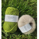 STRIKKEPAKKE KATRINE VENDBAR LUE EPLEGRØNN/BEIGE