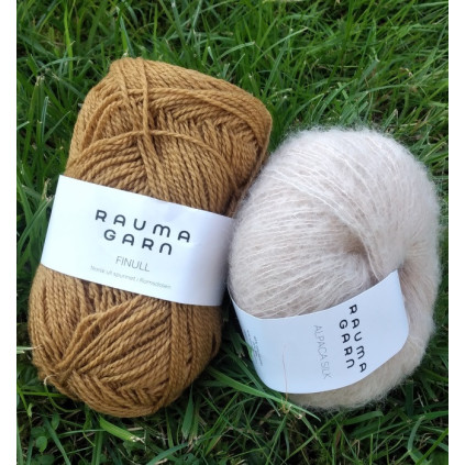 STRIKKEPAKKE KATRINE VENDBAR LUE  KAMELBRUN/BEIGE