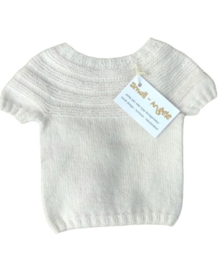 BLUSE EMMA KORTERMET  MERINOULL  0 - 3 MNDR