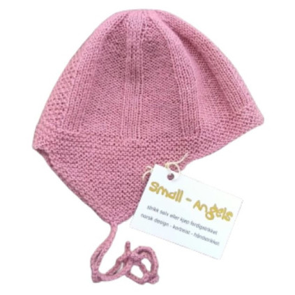 Strikket babylue Sivert ull