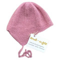 HÅNDSTRIKKET  BABYLUE SIVERT  GAMMELROSA  STR  6 - 9 MNDR (44 - 48)