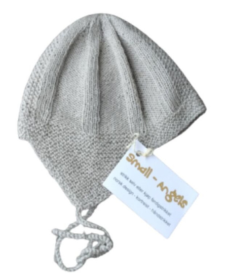Strikket babylue Sivert ull
