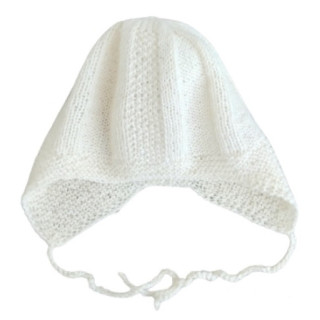 Strikket babylue Sivert ull