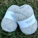 STRIKKEPAKKE  LUKAS  BABYJAKKE  - LYS BEIGE MELERT