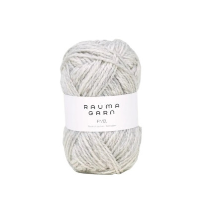 STRIKKEPAKKE  LENE  TYKKE  PULSVANTER  LYS GRÅ MELERT