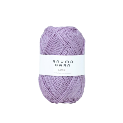STRIKKEPAKKE  LUKAS  BABYJAKKE  - LAVENDEL