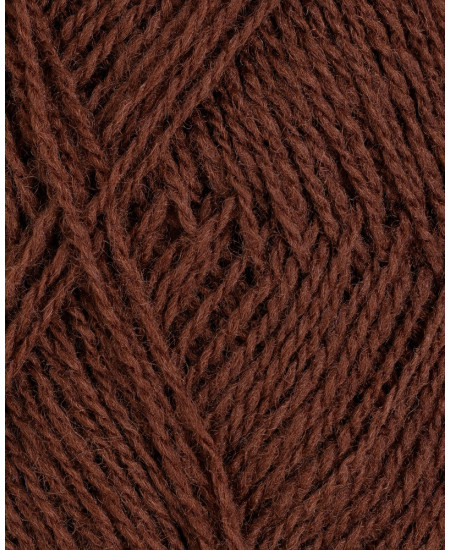 STRIKKEPAKKE  VILDE  RILLE GENSER  - LYS BLÅ / BRUN