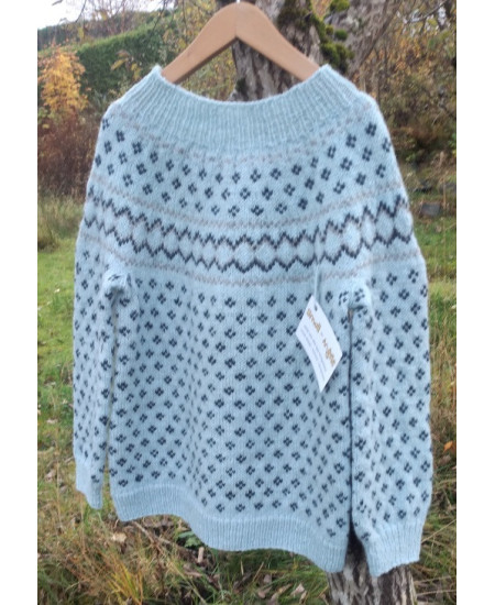 STRIKKEOPPSKRIFT  SKOG  GENSER - BARN