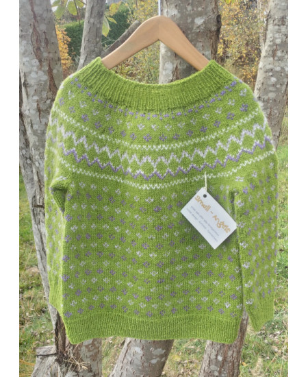 STRIKKEOPPSKRIFT  SKOG  GENSER - BARN