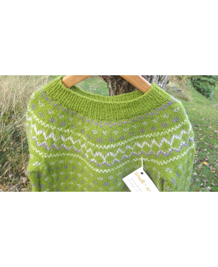 STRIKKEOPPSKRIFT  SKOG  GENSER - BARN