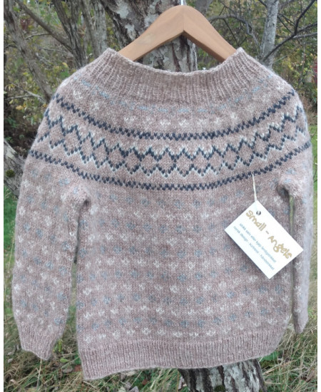 STRIKKEOPPSKRIFT  SKOG  GENSER - BARN