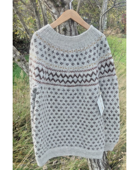 STRIKKEOPPSKRIFT  SKOG  GENSER - BARN