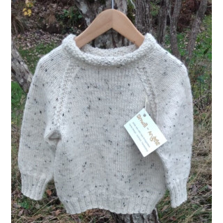 HÅNDSTRIKKET  BARNEGENSER  SOFIE  ULL  1- 1,5 år +