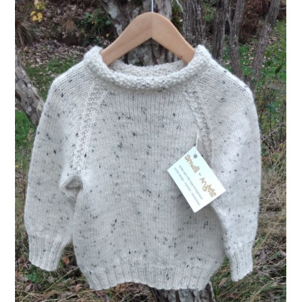 HÅNDSTRIKKET  BARNEGENSER  SOFIE  ULL  1- 1,5 år +